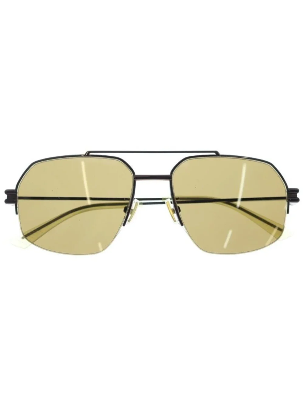 Bottega Veneta Sunglasses Dark Brown 57 Eyewear